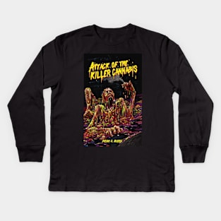 Killer Cannabis - Solo Cover Kids Long Sleeve T-Shirt